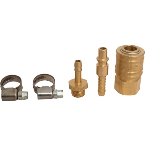 Dutack DutackAir 1/4" snelkopp male/fem slangpil 6mm(OR) - 4842104 - 4842104