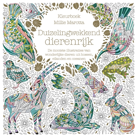 Kleurboek Millie Marotta - Duizelingwekkend dierenrijk (Paperback)