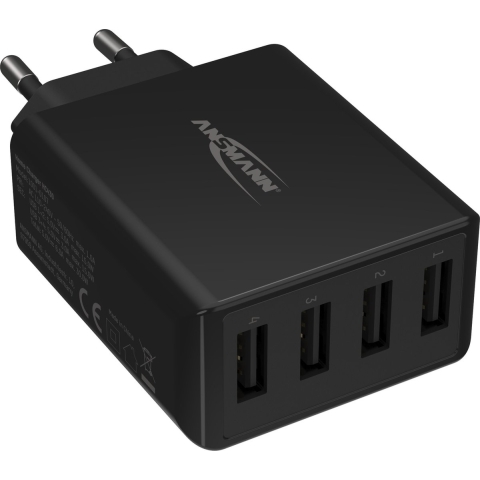 Ansmann HomeCharger HC430 USB-oplader 30 W 4x USB-A Binnen