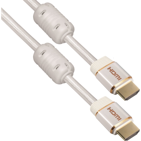 Maxtrack C 216-3 L HDMI-kabel HDMI Aansluitkabel HDMI-A-stekker, HDMI-A-stekker 3.00 m Wit 4K UHD