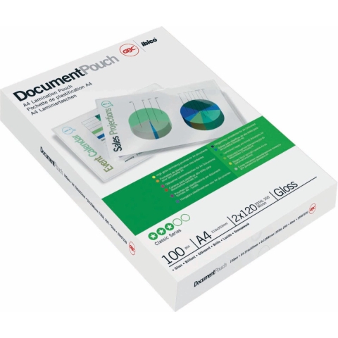 GBC Lamineerfolie DIN A4 80 micron glanzend 100 stuk(s)