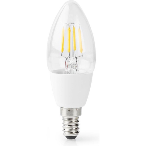 Nedis WIFILF10WTC37 Wi-fi Smart Led-lamp E14 C37 5 W 400 Lm Wit