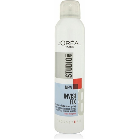 3x L'Oréal Studio Line Invisi Fix 24H Haarspray Very Strong Hold 250 ml