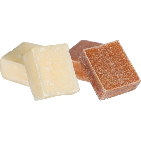 Amberblokjes/geurblokjes - amber en cashmere - 6x stuks - huisparfum -