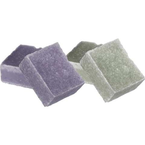 Amberblokjes/geurblokjes - jasmijn en lavendel - 6x stuks - huisparfum -