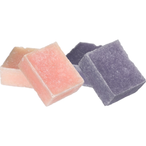 Amberblokjes/geurblokjes - lavendel en roos - 6x stuks - huisparfum -