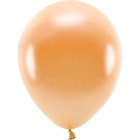 Party ballonnen eco/biologisch afbreekbaar - 200x - oranje - Milieuvriendelijke Feestversiering -