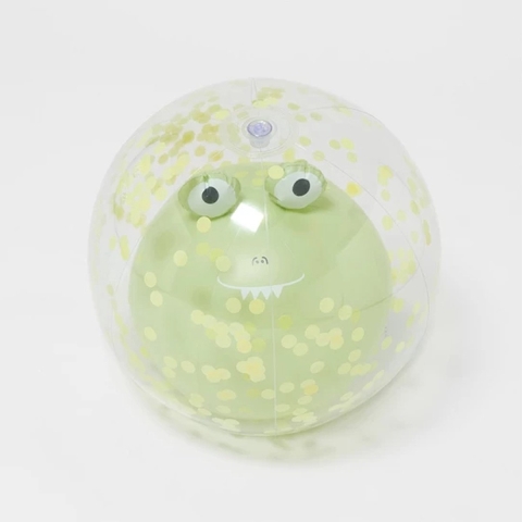SunnyLife Strandbal - 35 cm - 3D - Cookie De Krokodil - Light Kh - SunnyLife - OneSize - Strandbal