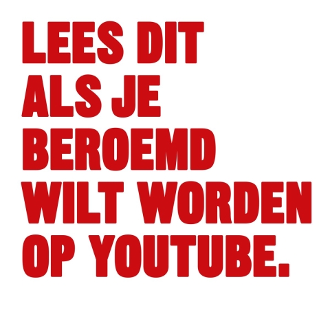 Lees dit als je beroemd wilt worden op youtube. (Paperback)