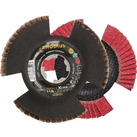 Rhodius 211401 VISION SPEED X-LOCK Lamellenschijf RVS, Staal, Non-ferrometaal 10 stuk(s)