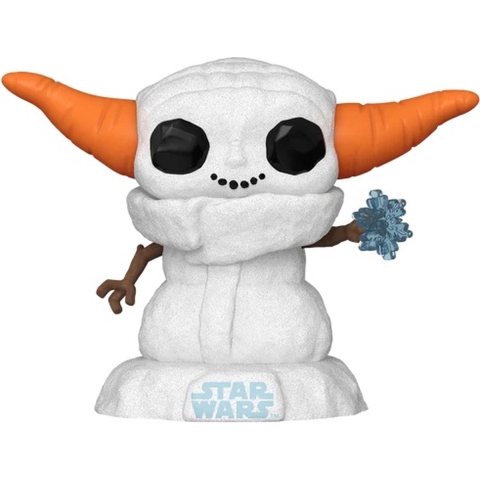 Star Wars the Mandalorian Holiday Funko Pop Vinyl: Grogu Snowman