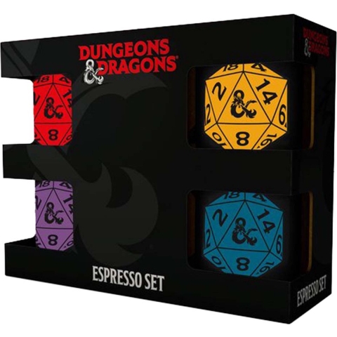 Dungeons & Dragons - Small Espresso Mugs 4-Pack