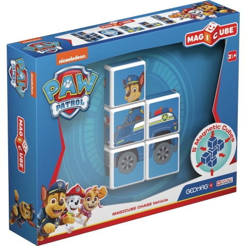Geomag Paw Patrol Chase MagiCube Police Truck - 5 delig