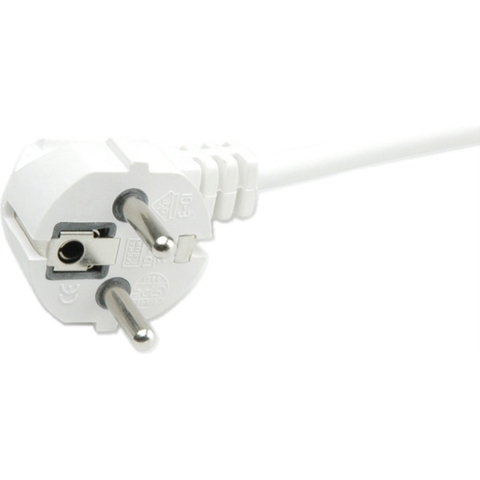 VALUE 6-voudige stekkerdoos zonder schakelaar, wit, 3 m