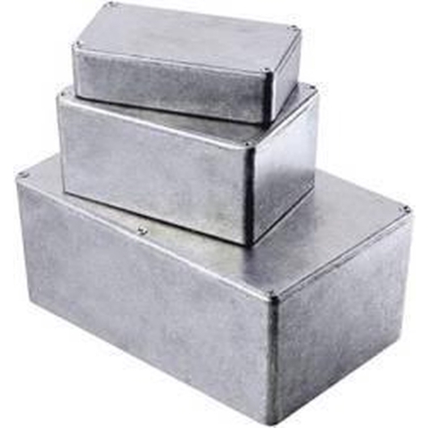 Hammond Electronics 1590CEBK Universele behuizing 120 x 100 x 64 Aluminium Spuitgieten Zwart 1 stuk(s)