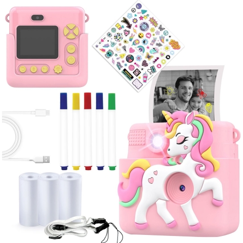 Denver KPC-1363RO ROSE Polaroidcamera 20 Mpix Roze, Wit