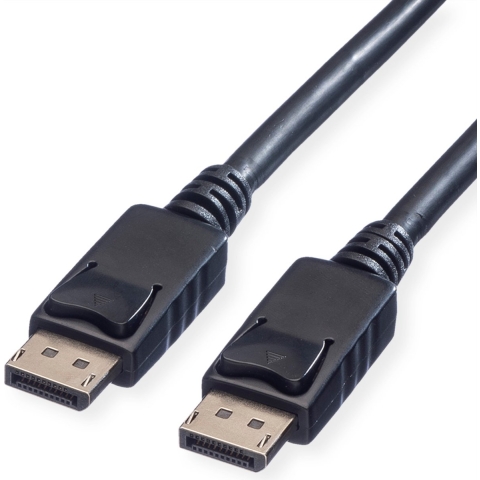 VALUE DisplayPort Cable, DP-DP, LSOH, M/M, zwart, 3 m