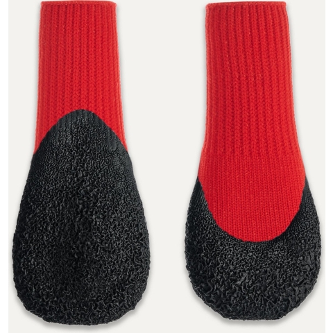 Gooeez Lites Dog Booties (4-pack) M Red"Black