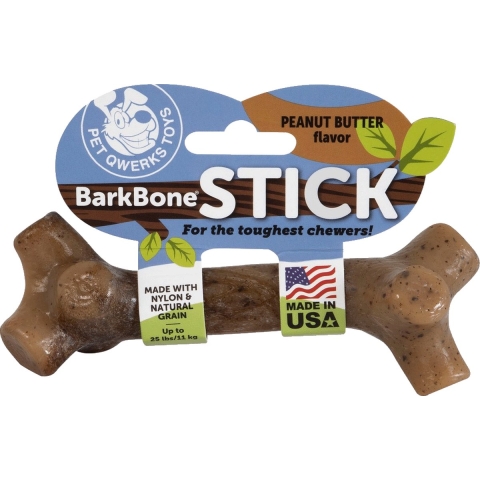 Pet Qwerks BarkBone Stick Peanut Butter - XL
