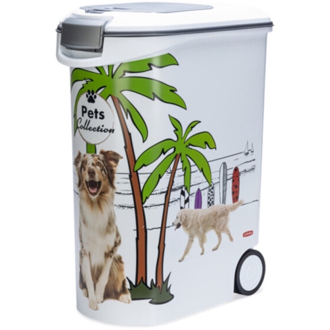Curver - Voedselcontainer Hond - Wit - 54L - 20kg