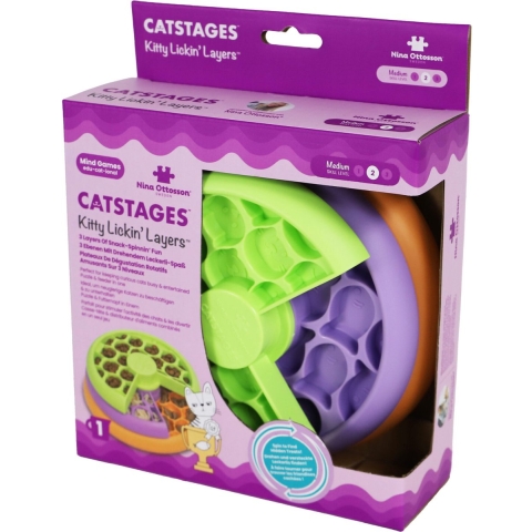 Nina Ottosson Kitty Lickin&apos;Layers kattenpuzzel 1 stuk