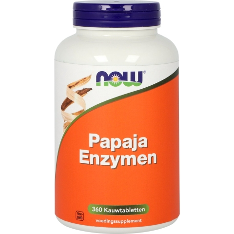 Now Papaya Enzymen Kauwtabletten
