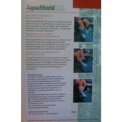 AquaShield ASL20 Waterdichte Beschermhoes Onderbeen Klein