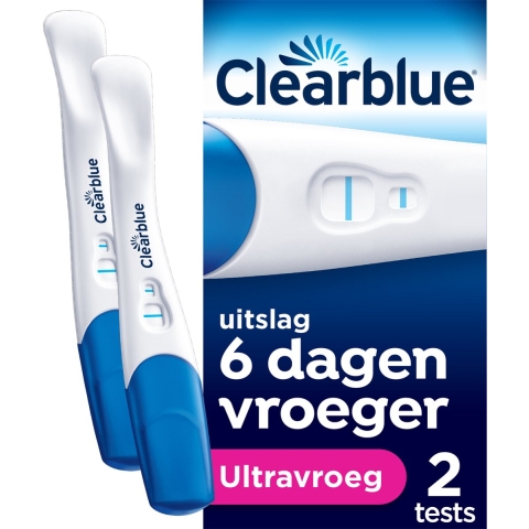 Clearblue Zwangerschapstest Ultravroeg 2 stuks