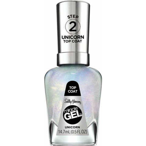2x Sally Hansen Miracle Gel Nagellak 106 Unicorn Top Coat 14,7 ml