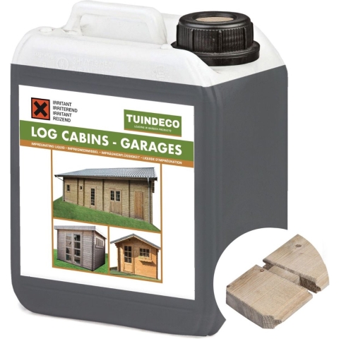 Impregneervloeistof zilvergrijs 2,5 liter Tuindeco - Tuindeco