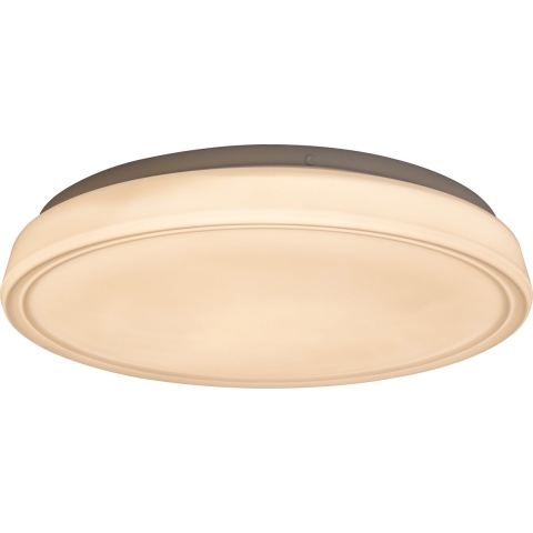 Lutec Virtuo - Plafondverlichting - Slimme Verlichting - Lutec Connect - Ø34 X 6,3 Cm - 14,7W LED Incl. - Dimfunctie Via App - 2700K-6500K - Wit