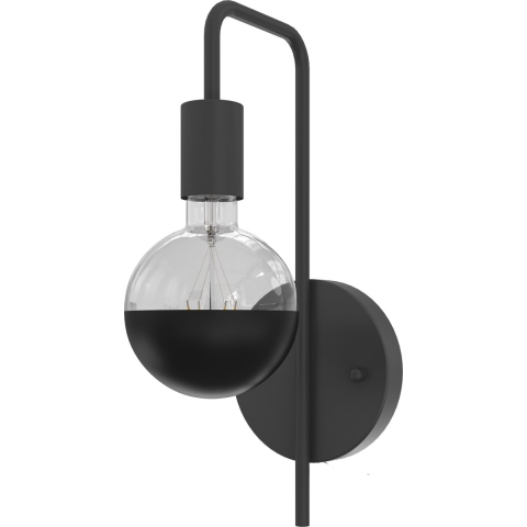 Calex U-Line - Wandverlichting Met Schakelaar - 25 X 15 Cm - Zwart