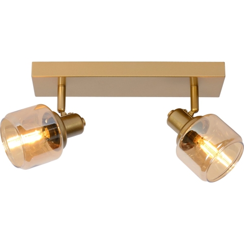Lucide Bjorn - Opbouwspot - 30 X 14 X 14 Cm - Mat Goud