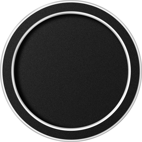 ETH Loïs - Plafonnieres - Ø 23 X 5 Cm - 3 Stappen Dimbaar - 15W LED Incl. - IP44 - Zwart