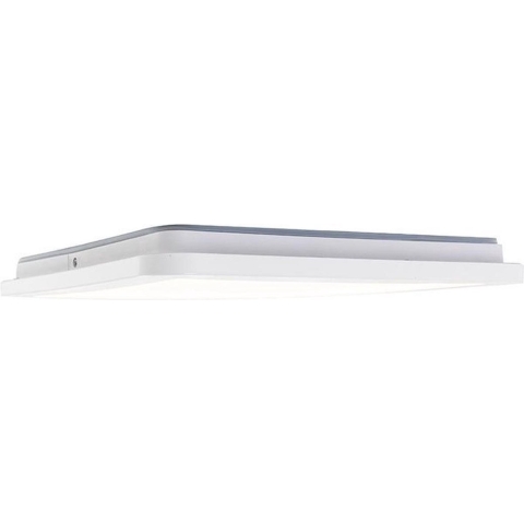 ETH Anne Square - Plafondverlichting - 22,5 X 22,5 X 2,7 Cm - 3 Stappen Dimbaar - 12W LED Incl. - IP44 - Wit