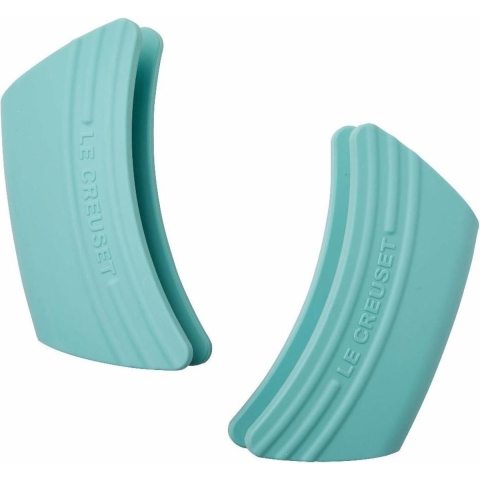 LE CREUSET - Siliconen - Set/2 handgrepen Caribbean Blue