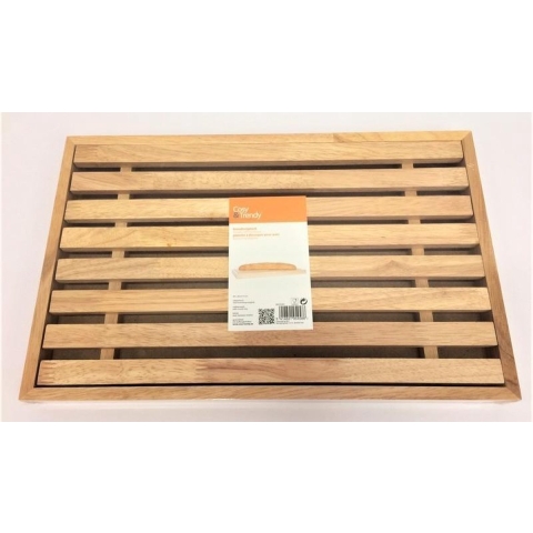 Brood snijplank met kruimel opvangbak - 44 x 28 x 3 cm - Broodplanken/broodsnijplanken -