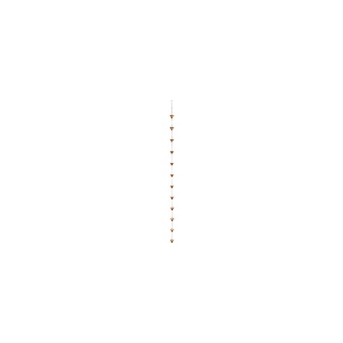 Regenketting/regenmeter - 254 cm - verkoperd staal -