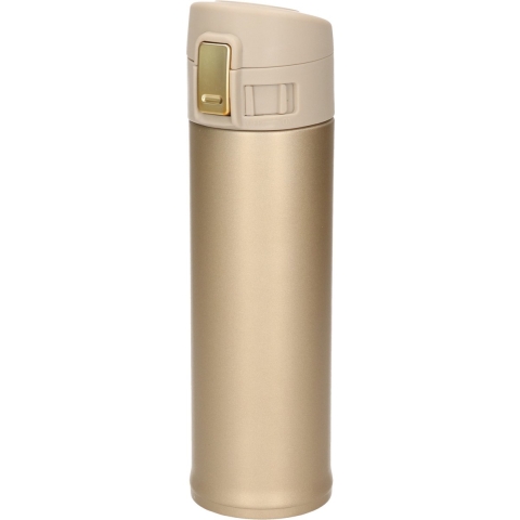 RVS thermofles / isoleerfles voor onderweg goud 450 ml -