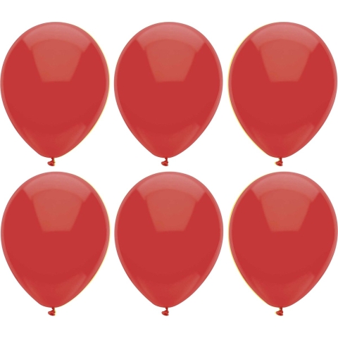 Ballonnen verjaardag/thema feest - 200x stuks - rood - 29 cm -