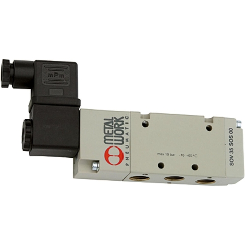 5/2-Wegeventil - Elektropneumatisch - Monostabiel - G 1/8 - 24 V DC