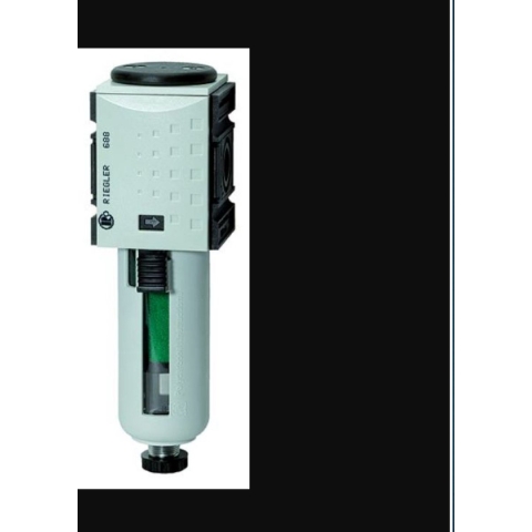 Microfilter - FUTURA - met PC-container en beschermkooi - BG 1, G 1/4 - semi-automatisch