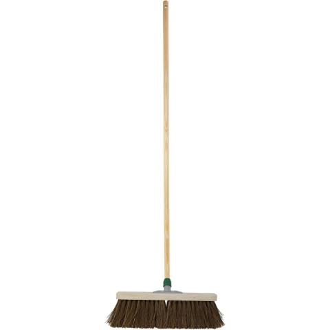 Buitenbezem - FSC hout - natuurvezel - 45 x 120 cm - tuinbezem -