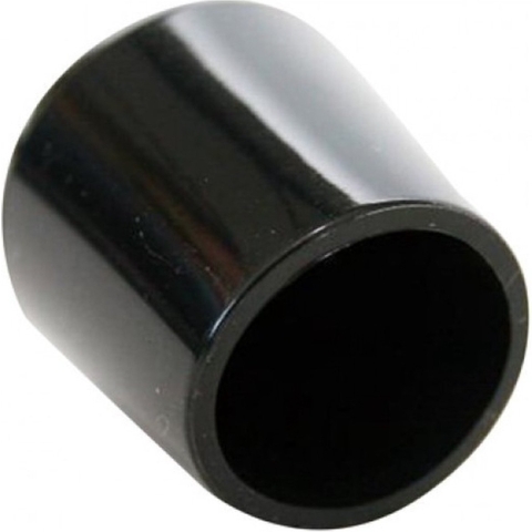 Stoelpoot doppen zwart 28 mm 12x -