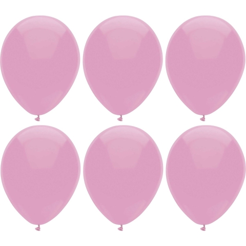 Ballonnen verjaardag/thema feest - 200x stuks - roze - 29 cm -