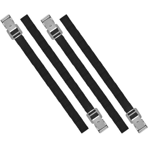 ProPlus Spanbanden - bindriemen - 12x - 40 cm - sjorbanden - zwart -