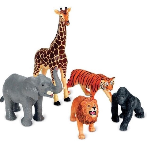 Learning Resources Jungle dieren Jumbo 5 stuks