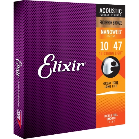 Elixir 16152 Nanoweb Phosphor Bronze