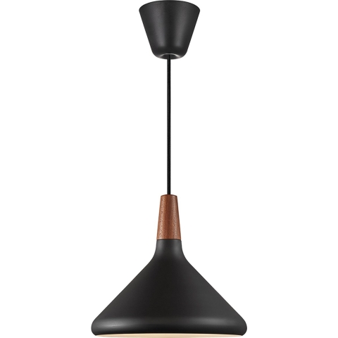 Design For The People Nori 27 - Hanglamp - Ø 27 X 33,5 Cm - Zwart