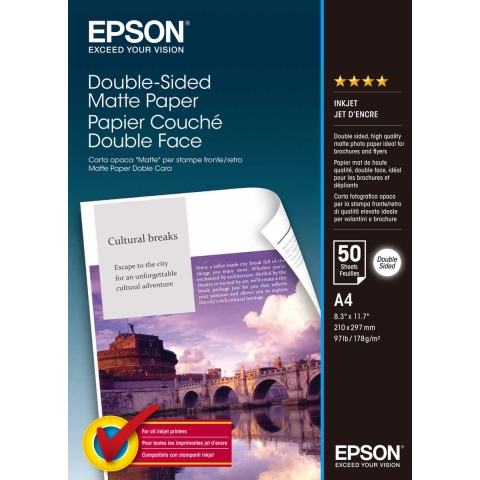 Epson SO41569 Double-Sided Matte Paper A4 50 vel